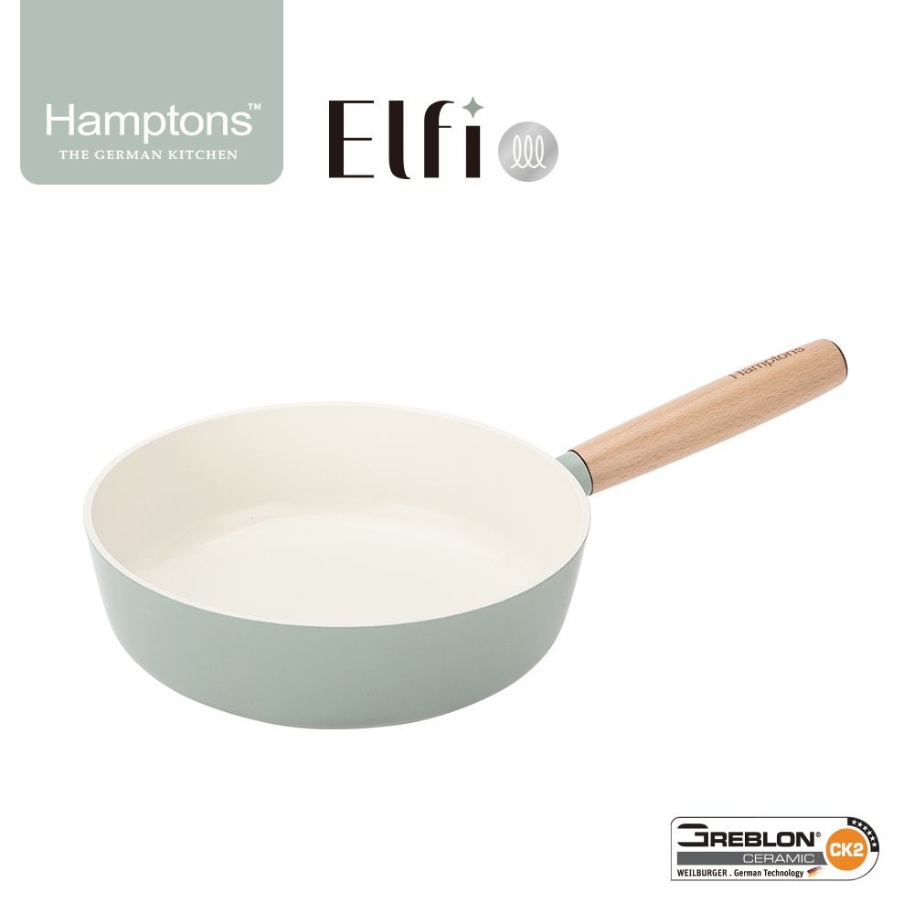 [Hamptons] 햄튼 엘피 세라믹 인덕션 딥프라이팬 24cm